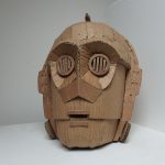 Star Wars c3po face mask