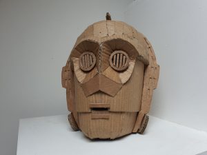 Star Wars c3po face mask