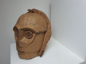 How to make C3PO head