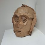 C3po cardboard head design
