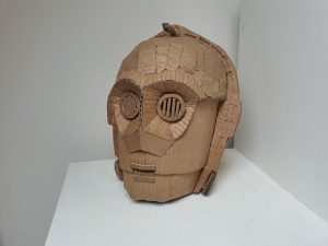 C3po cardboard head design